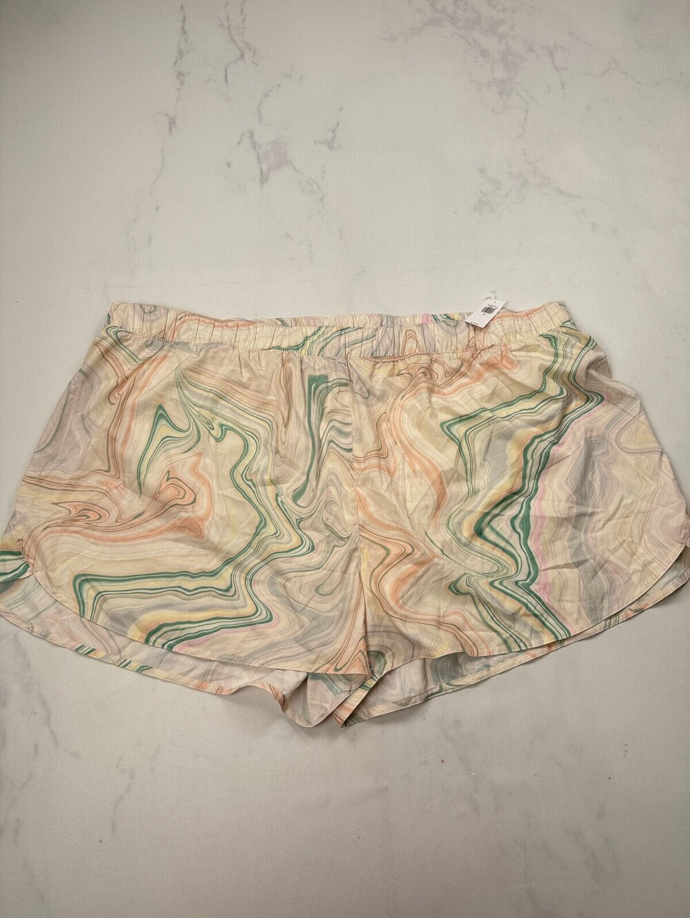 Old Navy Printed Athletic Shorts Pastel 2000s Abstract Print - Womens 4X